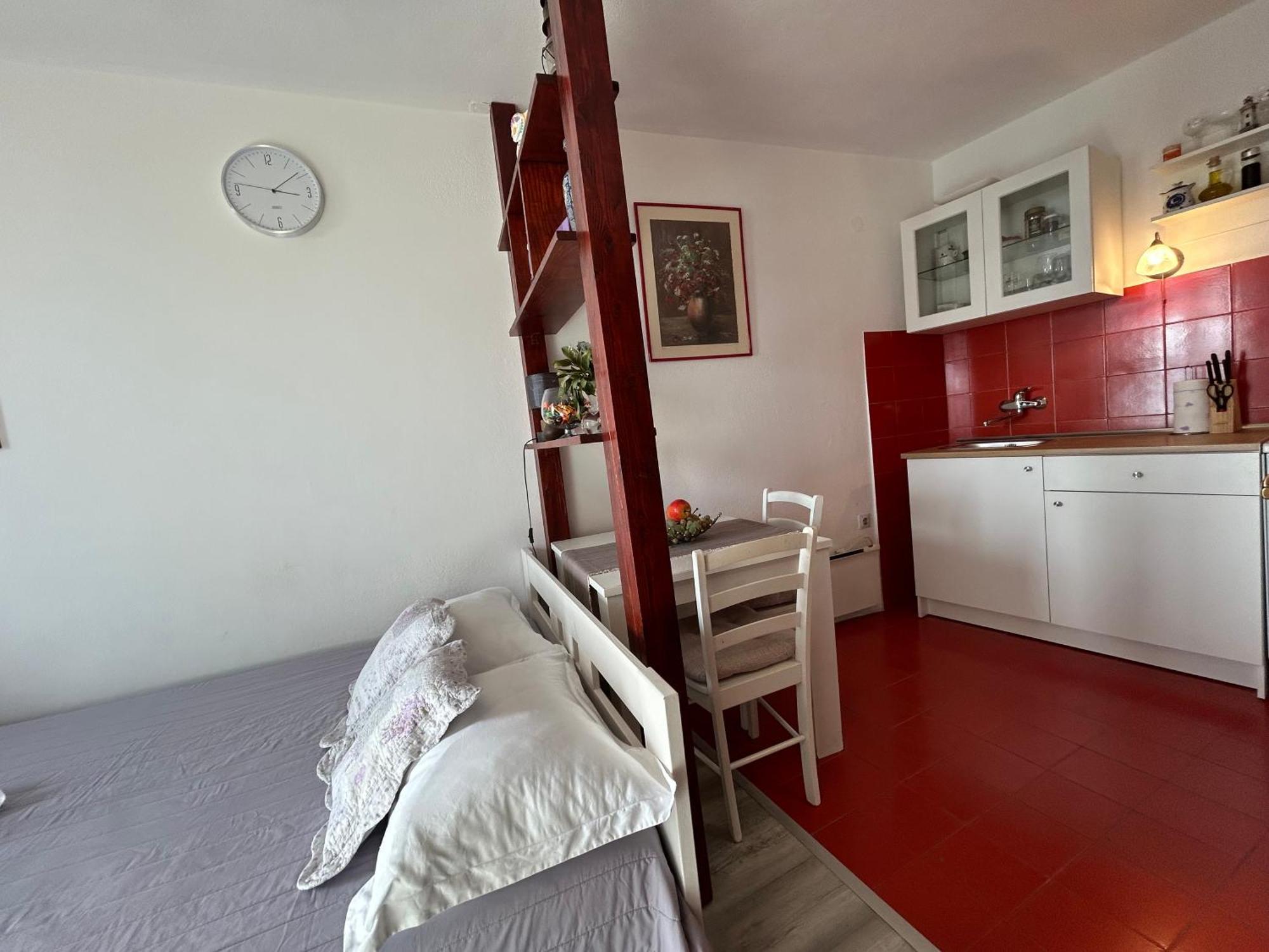 Seafront Studio Apartment+Balcony Podgora Ngoại thất bức ảnh